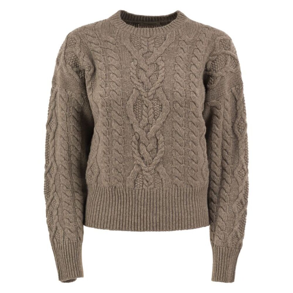 Weekend Maxmara Women Wkdalben - Pure Virgin Wool Cable-Knit Jumper
